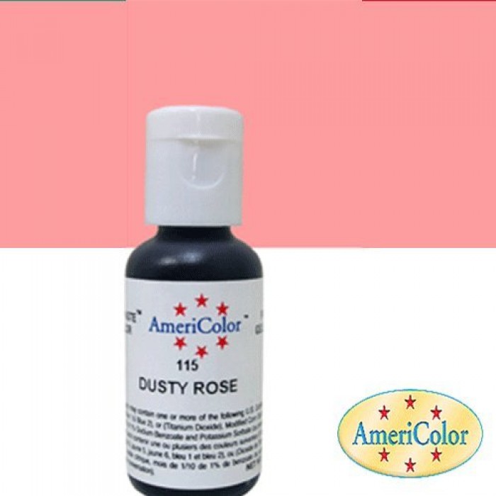 30977 Americolor Dusty Rose Soft Gel Paste Food Colour, 22ml