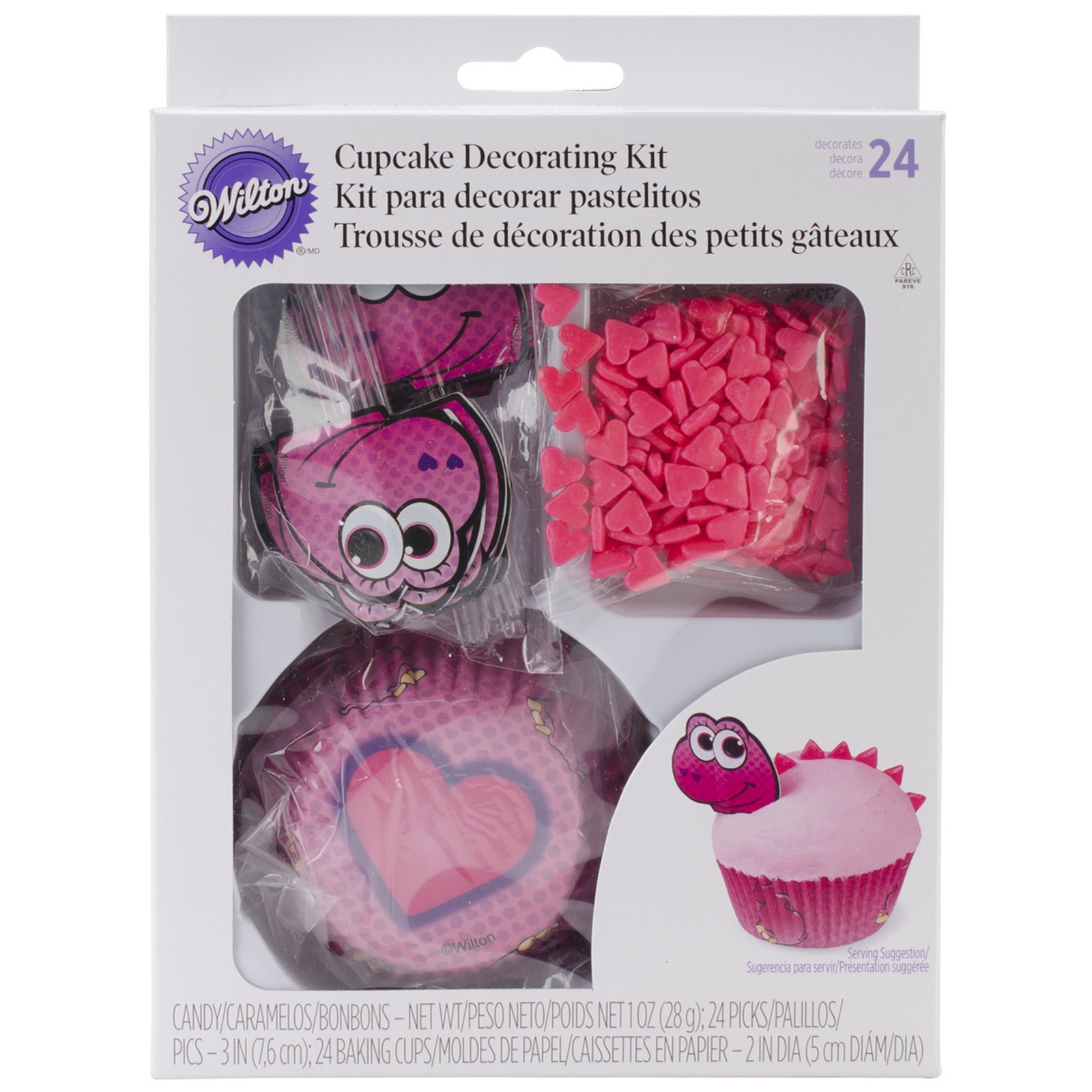2000541 Wilton Cupcake Decorating Kit Valentine