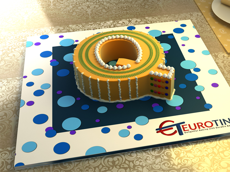 2001972 Euro Large Letter Q Cake Tin