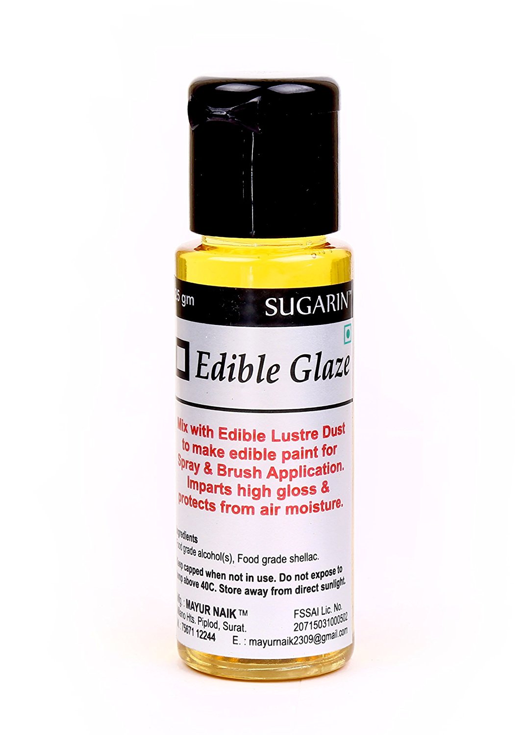 31694 Sugarin Food Grade Edible Glaze (Confectioners' Glaze) for