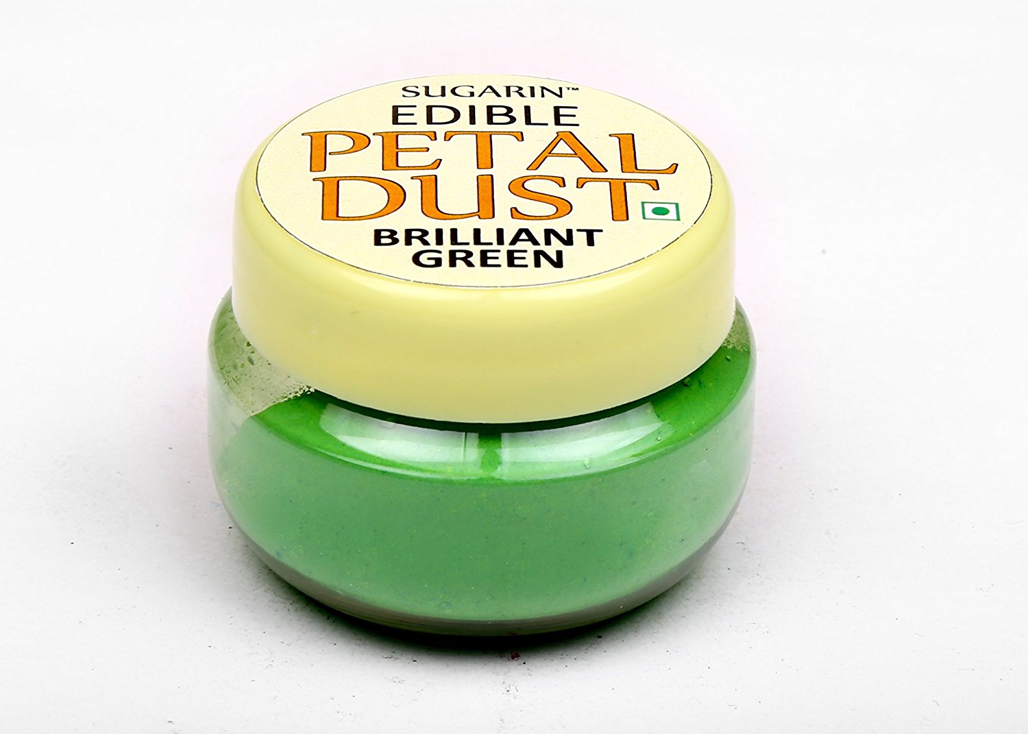 31706 SUGARIN Edible Petal Dust, Brilliant Green, 4.25 gram