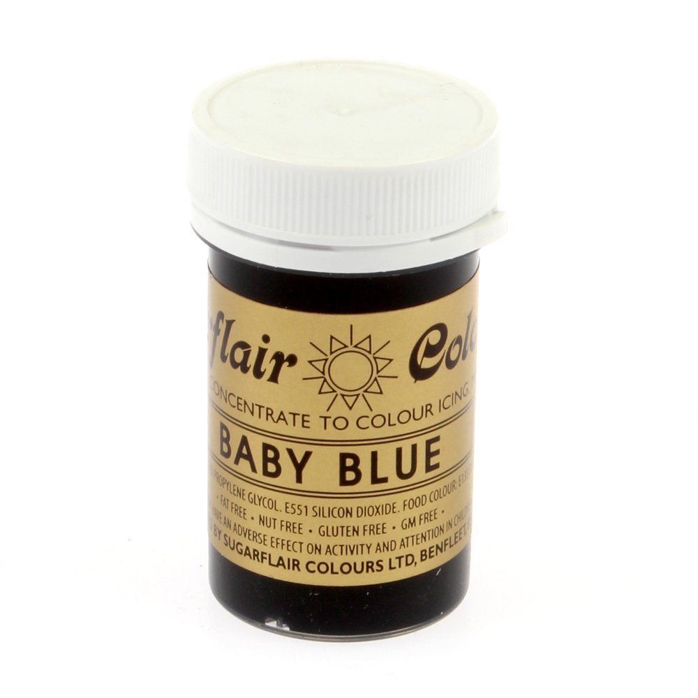 30373 Sugarflair BABY BLUE Spectral Paste Gel Color 25g