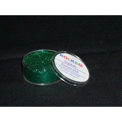 31087 Rolkem Crystal Non Toxic Sugarcraft Glitter Colours 10ml E
