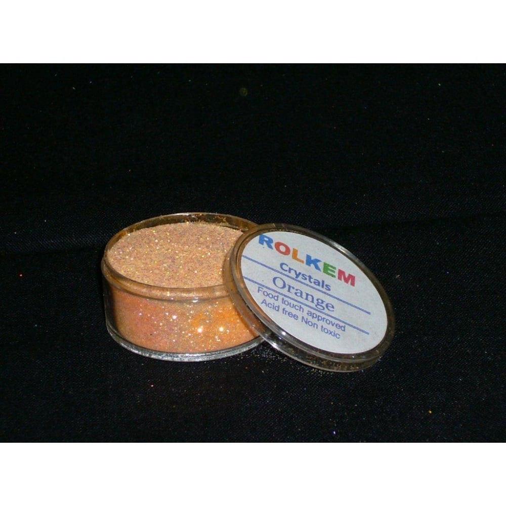 31093 Rolkem Crystal Non Toxic Sugarcraft Glitter Colours 10ml O